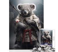 Puzzle da 1000 pezzi per adolescenti Samurai Koala Giocattolo educativo Regalo divertente Giochi per famiglie Attività divertenti a casa dimensioni 50x75cm