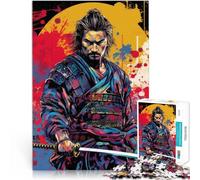 Puzzle da 1000 pezzi per adolescenti Samurai - La via del guerriero Difficile Duro con pezzi completamente interconnessi di forma casuale 52x38cm