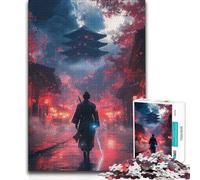 Puzzle da 1000 pezzi per adolescenti Samurai nella città rossa Divertimento in famiglia e serata di giochi Decorazione per la casa Regalo di compleanno 38x26cm (1000 pezzi)