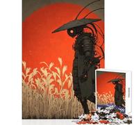 Puzzle da 1000 pezzi per adolescenti Samurai Robot in campo Giocattolo educativo Ottimi regali e giocattoli Giochi rilassanti Attività divertenti a casa Dimensioni 38x52cm