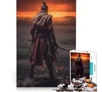 Puzzle da 1000 pezzi per adolescenti Samurai Sekiro Vintage gioco divertente allena la mente e la mano migliora l'amore tra le coppie 38x52cm