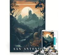 Puzzle da 1000 pezzi per adolescenti San Antonio gioco rilassante antistress intellettuale compleanno 38x26cm