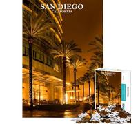 Puzzle da 1000 pezzi per adolescenti San Diego puzzle per adulti giocattoli antistress vacanza a casa ammazzare il tempo aiutare ad allenare la mente (dimensioni 38x26cm)
