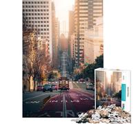 Puzzle da 1000 pezzi per adolescenti San Francisco gioco rompicapo giocattolo intellettuale ottimo regalo per donne (dimensioni 38x26cm)