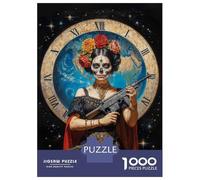 Puzzle Da 1000 Pezzi Per Adolescenti Santisima Muerte Puzzle Per Adolescenti Gioco Rompicapo Regali Per Donne Attività Divertenti A Casa 70x50cm/1000pcs