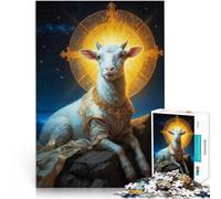 Puzzle da 1000 pezzi per adolescenti Santo Agnello Antistress Vacanza in patria Uccidere il tempo Lista dei desideri con Babbo Natale 75x50cm