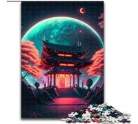 Puzzle da 1000 pezzi per adolescenti, santuario shintoista, per bambini dai 14 anni in su, gioco educativo, sfida, giocattolo, regalo per compleanni (dimensioni 26x38cm)