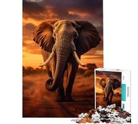 Puzzle da 1000 pezzi per adolescenti "Savannahs Majesty" sfida di intelligenza e creatività gioco rilassante e coinvolgente per tutta la famiglia opera d'arte regalo (dimensioni 38x26cm)