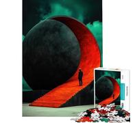 Puzzle da 1000 pezzi per adolescenti scala a sfere surreale stimola l'attività cerebrale decorazione murale per la casa giocattolo adatto a persone dai 14 anni in su (38x26cm)