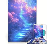 Puzzle da 1000 pezzi per adolescenti "Scala verso il Paradiso" gioco divertente allena la mente e le mani migliora l'amore tra le coppie 38x52cm