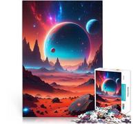 Puzzle da 1000 pezzi per adolescenti Scena di fantascienza di Epic Planet Analisi e logica Decorazioni e regali unici per la casa 38x26cm