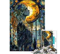 Puzzle da 1000 pezzi per adolescenti scheletro dorato sogno ad occhi aperti giocattolo per ragazzi decorazione da parete regalo per amici e familiari per migliorare la memoria (dimensioni 50x75cm)