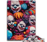 Puzzle da 1000 pezzi per adolescenti, scheletro pagliaccio, per età 14+, gioco a quiz, attività divertenti a casa, regalo di compleanno, regali da viaggio, 26x38cm