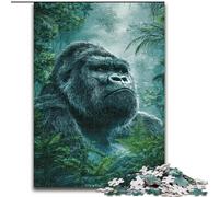 Puzzle da 1000 pezzi per adolescenti, Scimpanzé della giungla, per 14+ anni, gioco impegnativo come regalo per tutta la famiglia e gli amici (dimensioni 26x38cm)