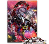 Puzzle da 1000 pezzi per adolescenti, Scorpione, segno zodiacale, giocattoli educativi, decorazioni per la casa uniche e regali per bambini dai 14 anni in su, 26x38cm