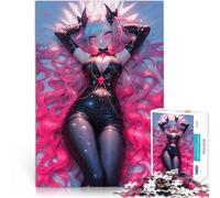 Puzzle da 1000 pezzi per adolescenti Sdraiato sul letto Antistress Vacanza in patria Uccidere il tempo Regalo di compleanno, regali, arte murale 75x50cm