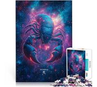 Puzzle da 1000 pezzi per adolescenti Segno zodiacale dello Scorpione Assemblaggio del modello Decorazioni e regali unici per la casa 38x26cm