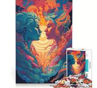 Puzzle da 1000 pezzi per adolescenti segno zodiacale Gemelli gioco educativo allena la mente e la manualità regalo per amici e familiari 50x75cm