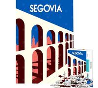 Puzzle da 1000 pezzi per adolescenti Segovia Spagna gioco per famiglie giocattolo educativo regalo di compleanno divertente e spiritoso (dimensioni 50x75cm)