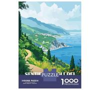 Puzzle Da 1000 Pezzi Per Adolescenti Sentiero Degli Dei, Italy Travel Puzzle Per Adulti Gioco Per Famiglie Difficile Difficile Unico Compleanno E Regali 70x50cm/1000pcs