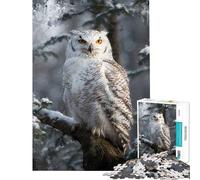 Puzzle da 1000 pezzi per adolescenti Sentinella della Neve Puzzle per adulti Gioco divertente Decorazione per la casa compleanni e occasioni speciali (Dimensioni 38x26cm)