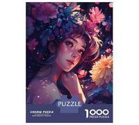 Puzzle Da 1000 Pezzi Per Adolescenti Serene Floral Dream Puzzle Per Adulti Gioco Pratico Vacanza A Casa Passa Il Tempo Aiuta Ad Allenare Il Cervello 38x26cm/1000pcs