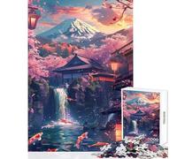 Puzzle da 1000 pezzi per adolescenti Serenity ﹨u Tranquility Toy Wall Decor Ottimi regali e giocattoli Gioco pratico con poster abbinato e quiz Dimensioni foglio 50x75cm