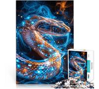 Puzzle da 1000 pezzi per adolescenti Serpente Celeste Cosmico Vacanza a casa: uccidere il tempo Migliorare l'amore tra le coppie 38x26cm