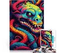 Puzzle da 1000 pezzi per adolescenti Serpente del caos Giocattolo educativo intellettuale decomprimente Collezione di artisti, Belle arti 38x26cm