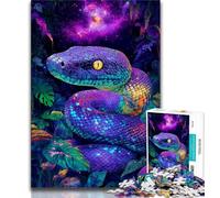 Puzzle da 1000 pezzi per adolescenti, serpente psichedelico, giochi divertenti per famiglie, attività divertenti a casa, regalo di compleanno, regali da viaggio 50x75cm