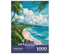 Puzzle Da 1000 Pezzi Per Adolescenti Seven Mile Beach, Jamaica Puzzle Per Adolescenti Gioco Pratico Migliora La Memoria Regali Per Amici E Familiari 38x26cm/1000pcs