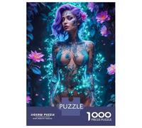 Puzzle Da 1000 Pezzi Per Adolescenti Sexy Flower Girl Puzzle Per Adulti Gioco Pratico Sfida Difficile Regali Per Amici E Familiari 52x38cm/1000pcs