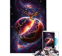 Puzzle da 1000 pezzi per adolescenti sfida educativa "Cosmic Pomegranate" ideale per le vacanze a casa giochi rilassanti per ragazzi dai 14 anni in su (50x75cm)