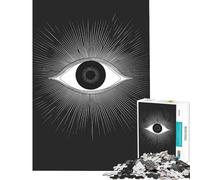 Puzzle da 1000 pezzi per adolescenti sfida educativa "Occhio onniveggente" ideale per rilassarsi durante le vacanze o per passare il tempo in casa per maggiori di 14 anni del puzzle: 50x75cm