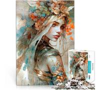 Puzzle da 1000 pezzi per adolescenti Sguardo di Freja per il giocattolo di sfida del gioco educativo Decorazioni e regali unici per la casa 38x26cm