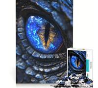 Puzzle da 1000 pezzi per adolescenti "Sguardo Draconico", gioco educativo, decorazione da parete, per rafforzare l'amore tra le coppie 38x26cm