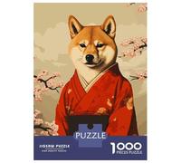 Puzzle Da 1000 Pezzi Per Adolescenti Shiba Inu Kimono Pixel Art Puzzle Giochi Rilassanti Ma Divertenti E Spiritosi Regalo Di Compleanno, Regali, 38x26cm/1000pcs
