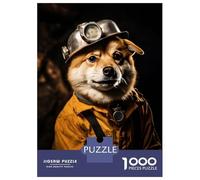 Puzzle Da 1000 Pezzi Per Adolescenti Shiba Inu Miner Puzzle Per Adulti Giochi Divertenti Regali Per Donne Regali Unici Di Compleanno E Natale 38x26cm/1000pcs
