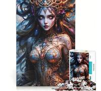 Puzzle da 1000 pezzi per adolescenti Signora delle Ombre e della Magia Gioco Impossibile Difficile e Sfida Compleanno e Natale 38x52cm