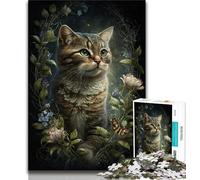 Puzzle da 1000 pezzi per adolescenti simpatici puzzle a forma di gattino per adolescenti divertenti regali e attività per la casa giocattolo per i giorni di pioggia 75x50cm