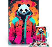 Puzzle da 1000 pezzi per adolescenti simpatico cartone animato panda anime Rompicapo Ogni pezzo è unico - Gioco divertente e stimolante per tutta la famiglia 50x70cm