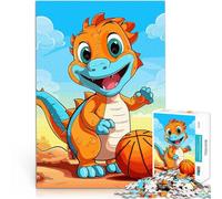 Puzzle da 1000 pezzi per adolescenti Simpatico drago da basket Gioco educativo per famiglie Ogni pezzo è unico - Gioco divertente e stimolante per tutta la famiglia 50x70cm