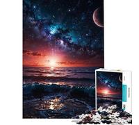 Puzzle da 1000 pezzi per adolescenti Sinfonia dell'Oceano Cosmico difficile e impegnativo gioco di assemblaggio impossibile adatto a persone dai 14 anni in su (38x26cm)