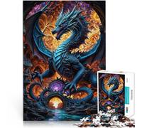 Puzzle da 1000 pezzi per adolescenti Sinfonia luminosa dei draghi Giocattoli da gioco per regalo di famiglia Decorazione perfetta 38x26cm