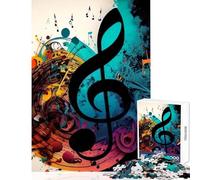 Puzzle da 1000 pezzi per adolescenti Sinfonia musicale V Giocattoli antistress Regalo per compleanni Giochi rilassanti Ogni pezzo è unico - dimensioni 38x26cm
