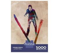 Puzzle Da 1000 Pezzi Per Adolescenti Ski Jumping Puzzle Per Adulti Giochi Rilassanti Decorazione Per La Casa Per Compleanno, Natale 38x26cm/1000pcs