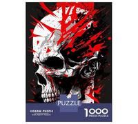 Puzzle Da 1000 Pezzi Per Adolescenti Skull Head 6 Puzzle Per Adolescenti Giocattoli Antistress Regalo Di Compleanno, Natale 38x26cm/1000pcs
