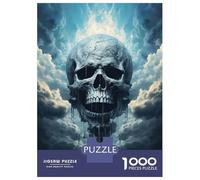 Puzzle Da 1000 Pezzi Per Adolescenti Skull Wall Art Print-5 Puzzle Per Adulti Gioco Per Famiglie Un'opera D'arte Regali Unici Per Compleanni E Occasioni Speciali 70x50cm/1000pcs