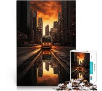 Puzzle da 1000 pezzi per adolescenti Skyline della città Per il divertimento in famiglia Attività divertenti a casa, regali di compleanno, regali di viaggio, 38x26cm