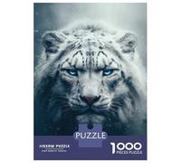 Puzzle Da 1000 Pezzi Per Adolescenti Snow Leopard Portrait Puzzle Per Adulti Giochi Per Famiglie Un'opera D'arte Regali Unici Per Compleanno E Natale 52x38cm/1000pcs